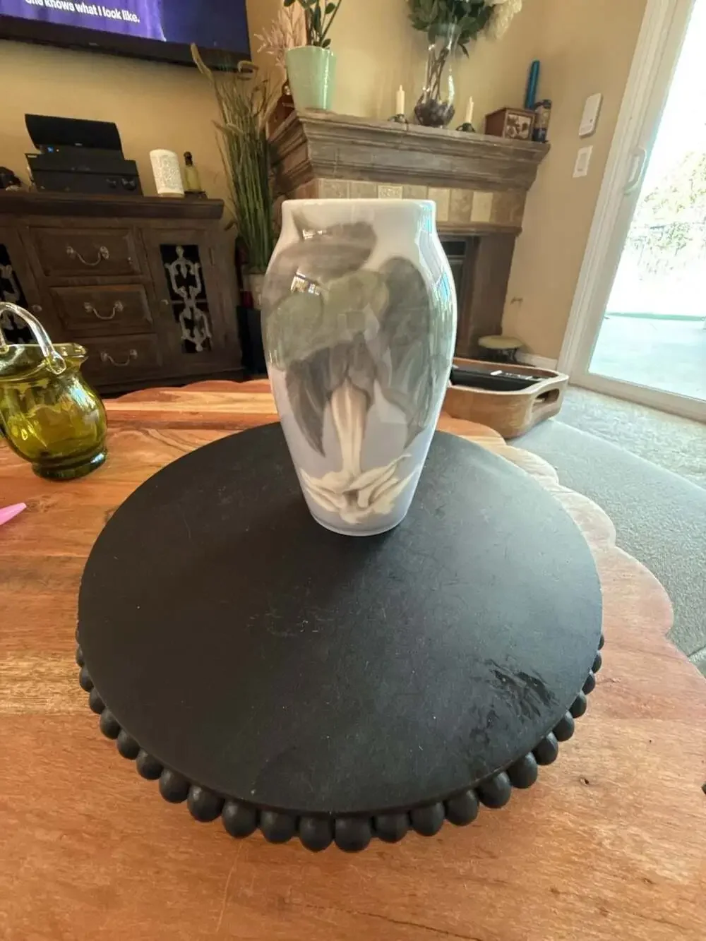 Royal Copenhagen Flower Vase #2687/88A Lilies